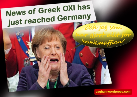 Merkel i tårar